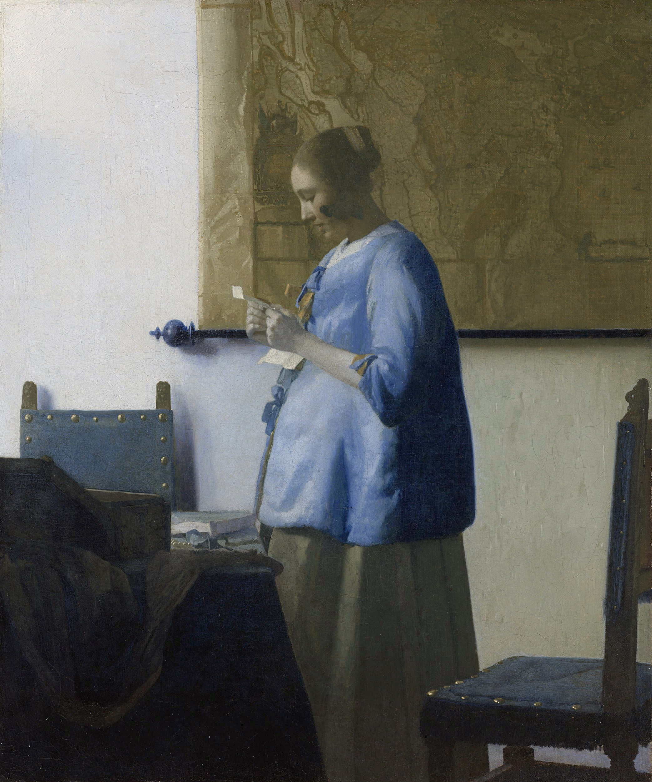 La Femme en bleu lisant une lettre